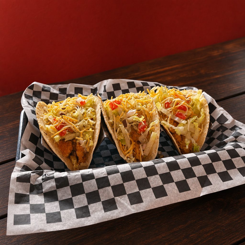 Spicy Chicken Tacos.