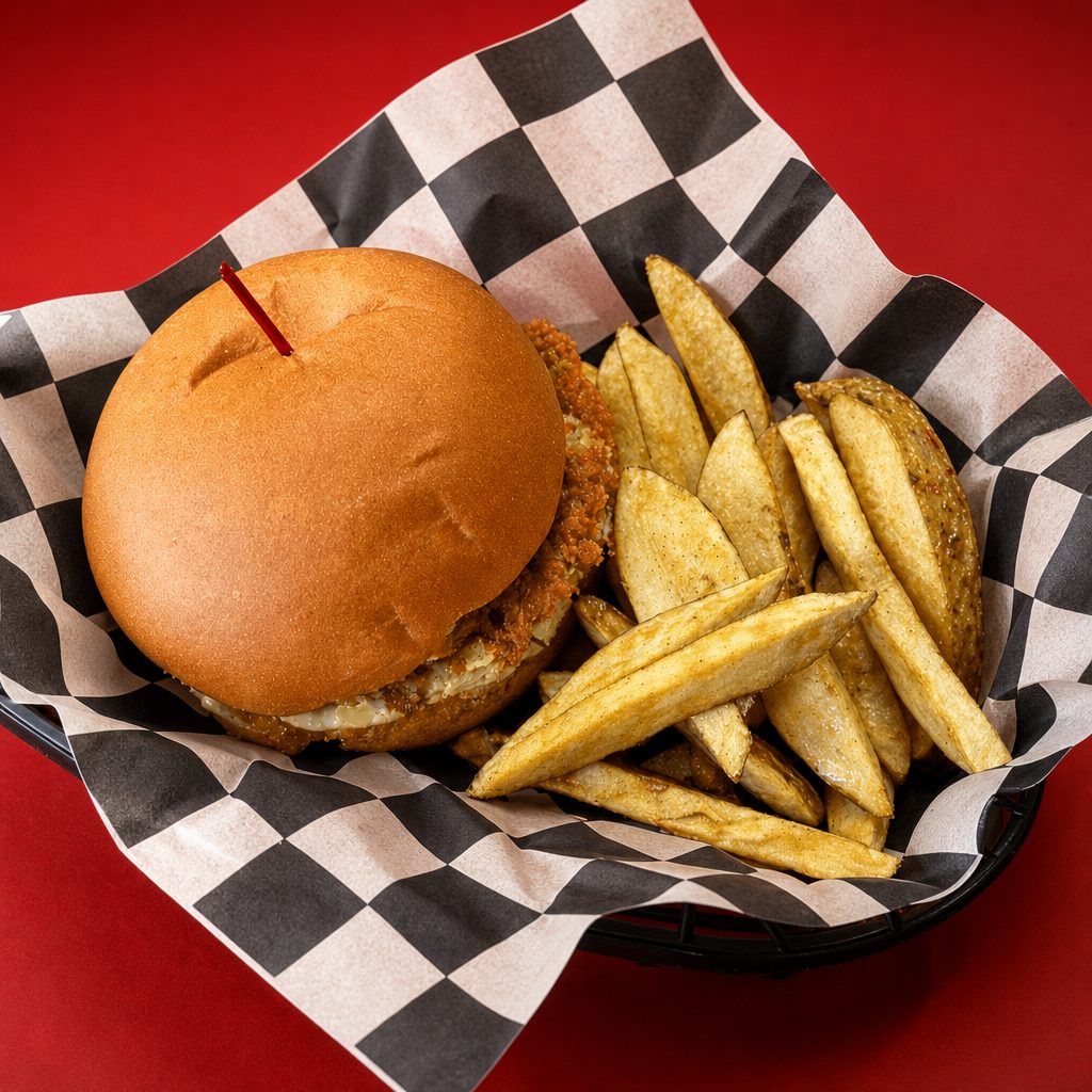 Honey Sriracha Chicken Sandwich.